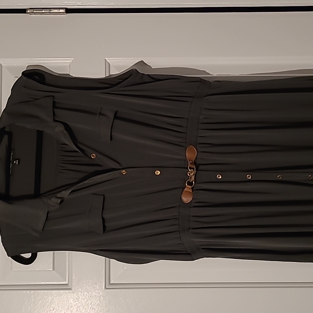 Army Green Maxi Dress